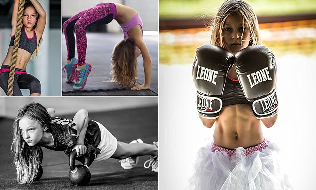 Gadis Cilik 9 Tahun Latihan Berat a la Militer untuk Lawan `Bully`